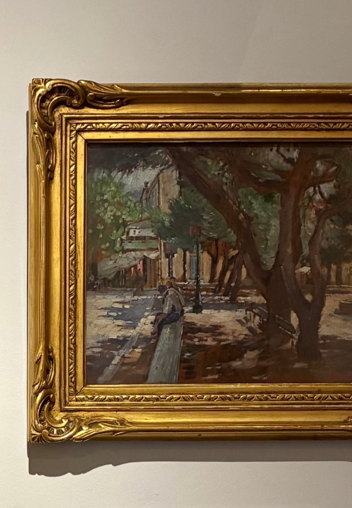 Taking Shade Landscape Oil Painting