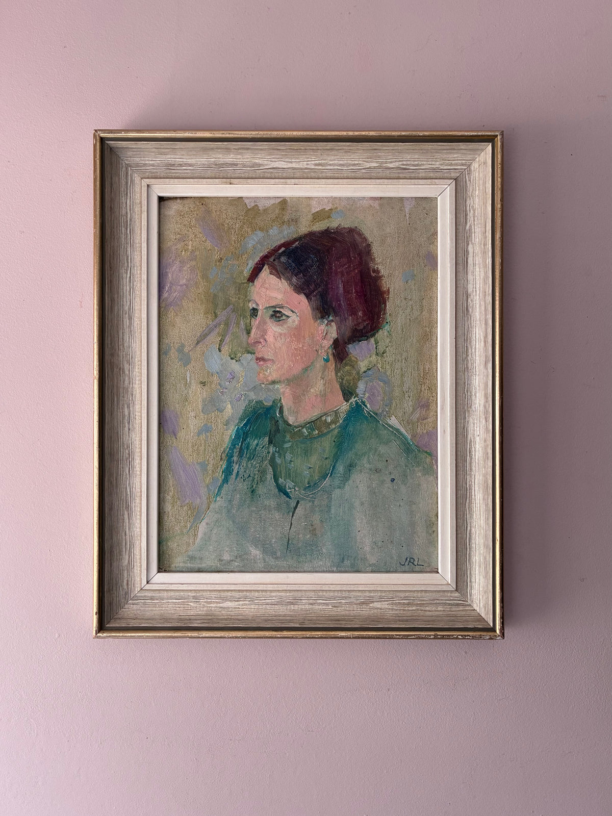 With the Red Hair Portrait Painting