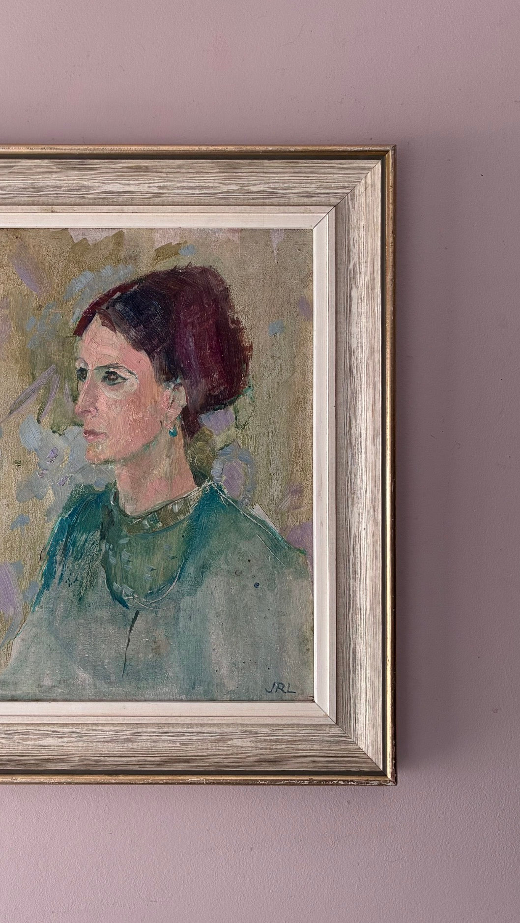 With the Red Hair Portrait Painting