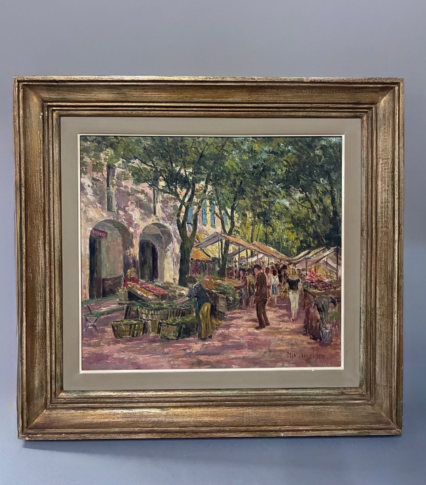 Antibes Le Marché Oil Painting