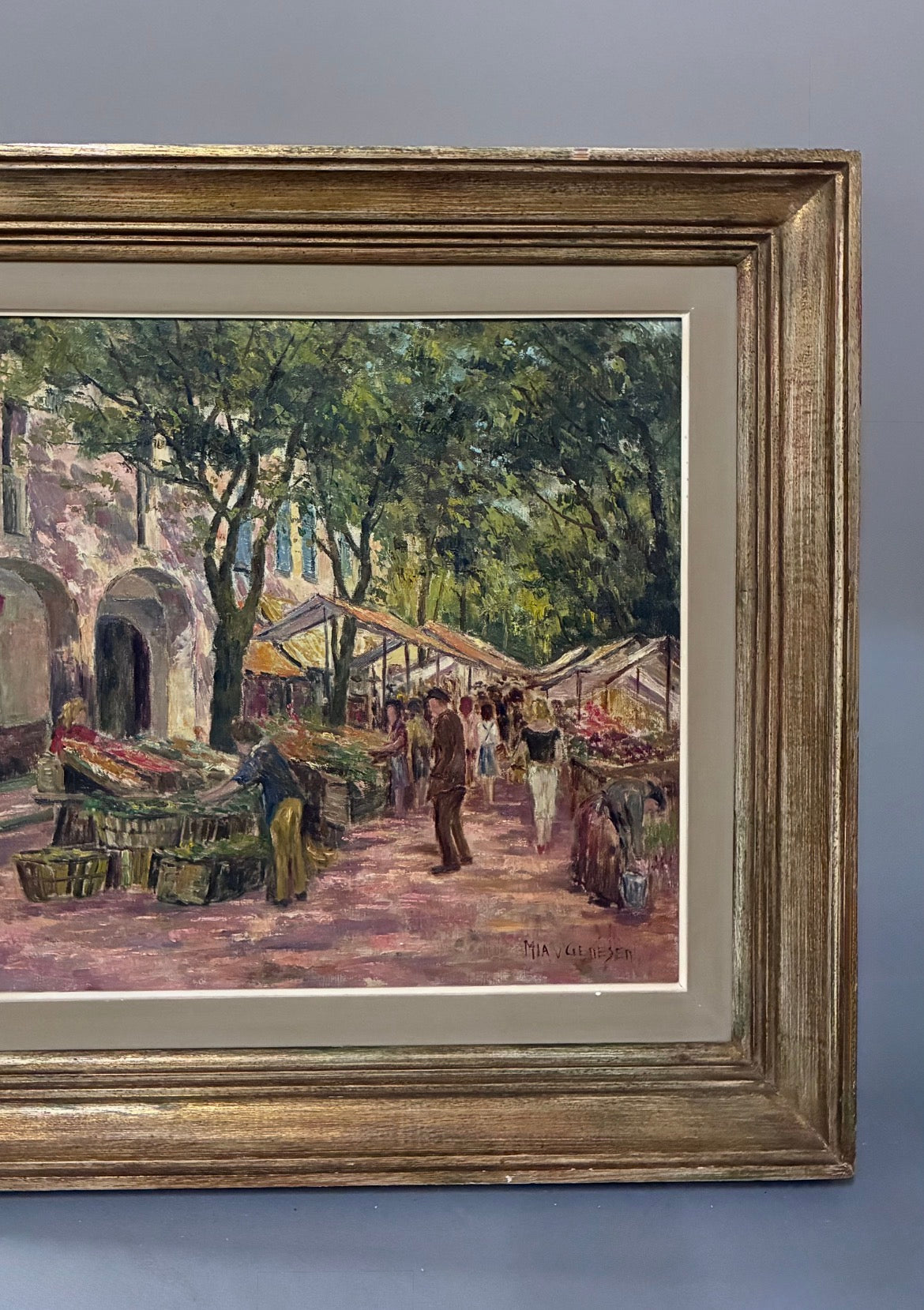 Antibes Le Marché Oil Painting