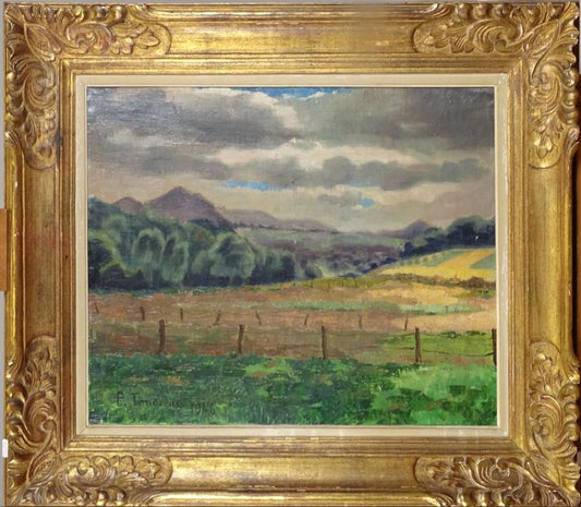 Over the Fields and Far Away Oil Painting on Canvas