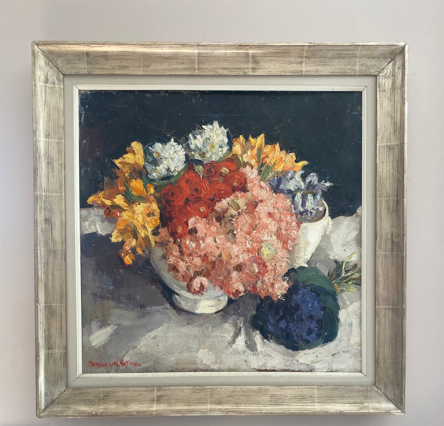 All the Colours Floral Oil Painting on Canvas