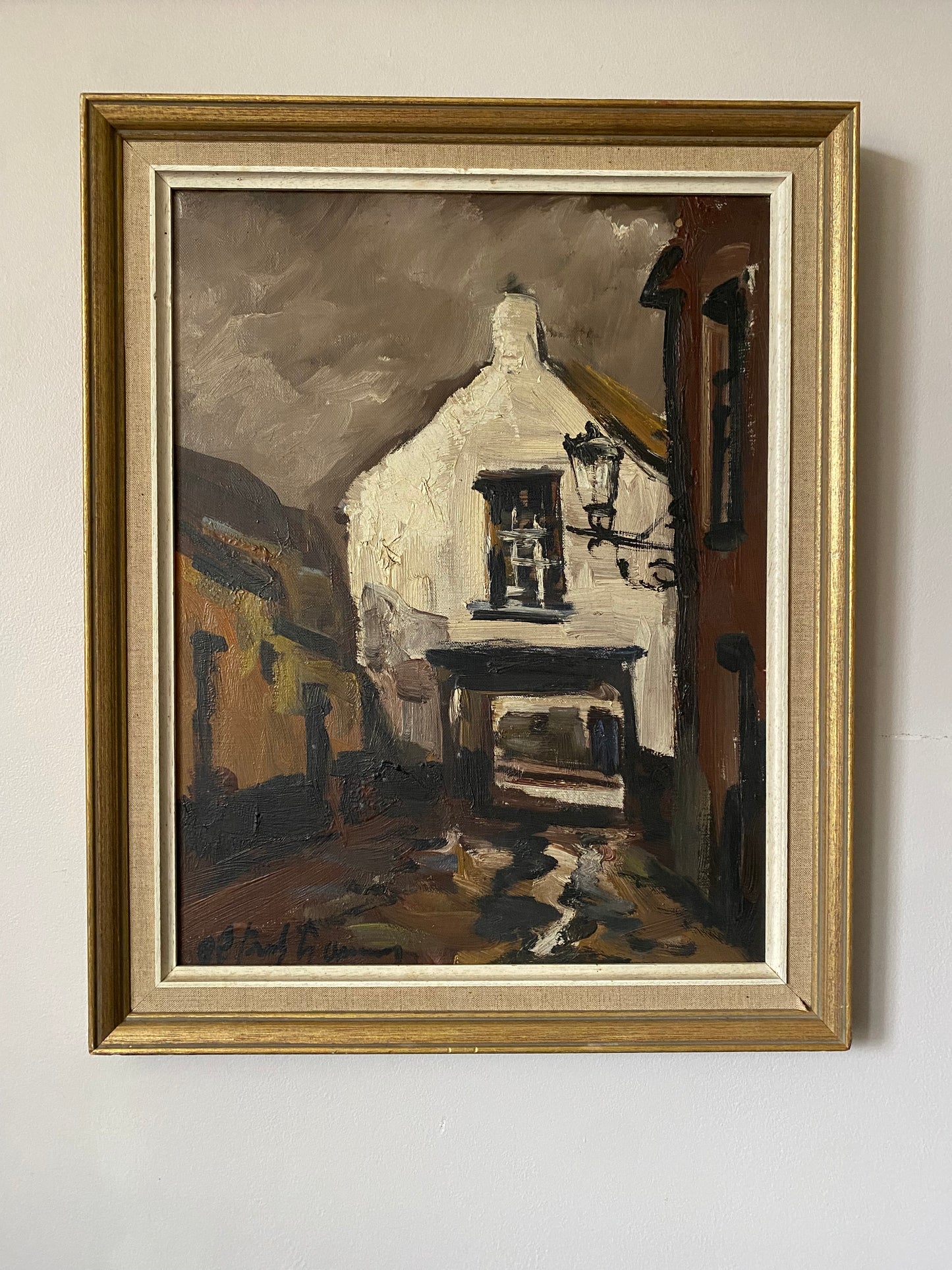 Welcome Home Oil Painting on Canvas