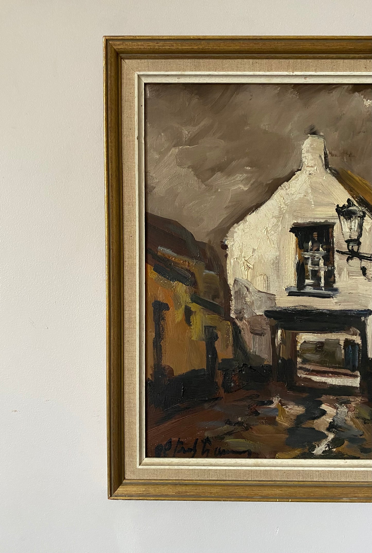 Welcome Home Oil Painting on Canvas