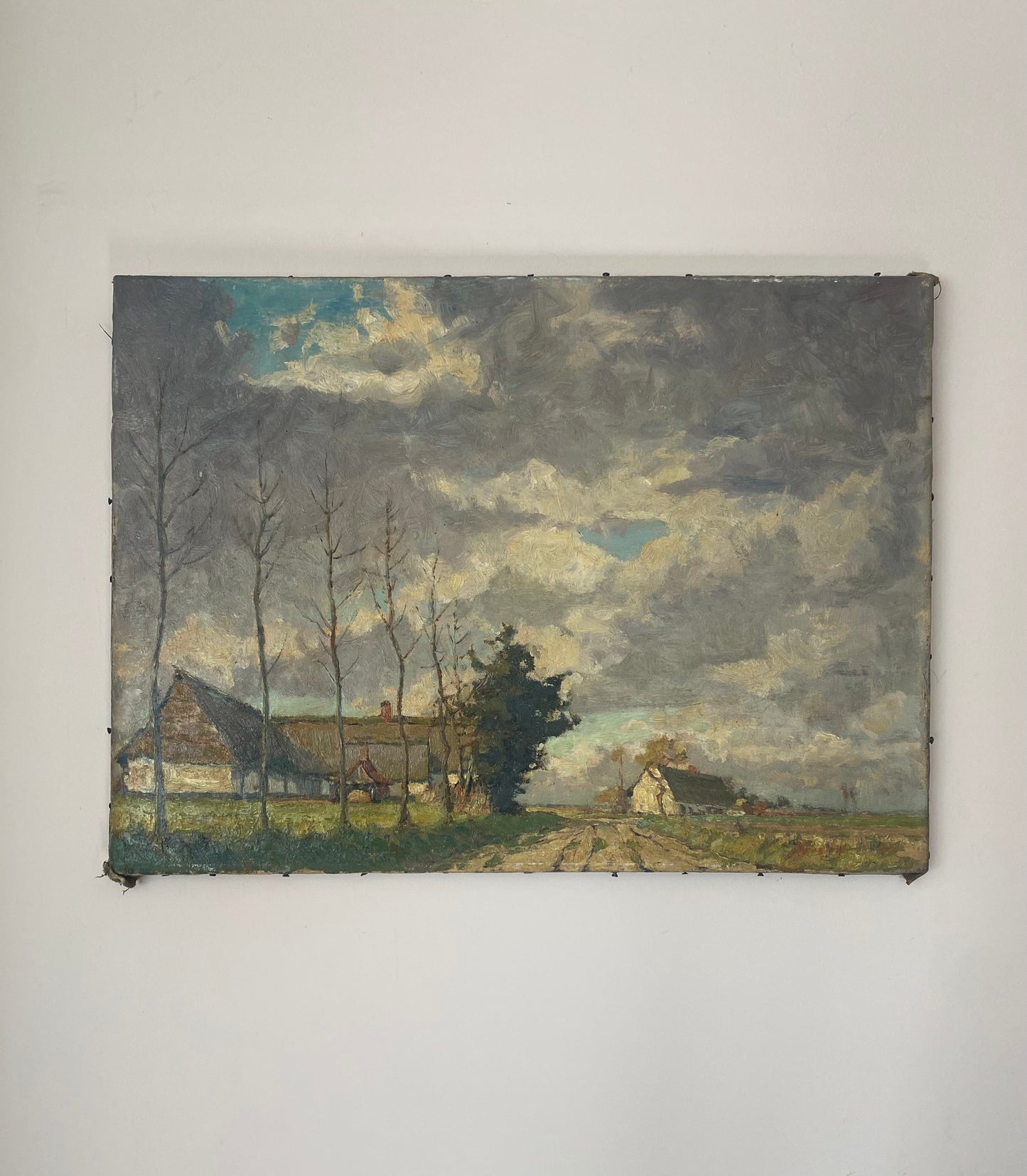 Atmospheric Landscape Oil Painting on Canvas