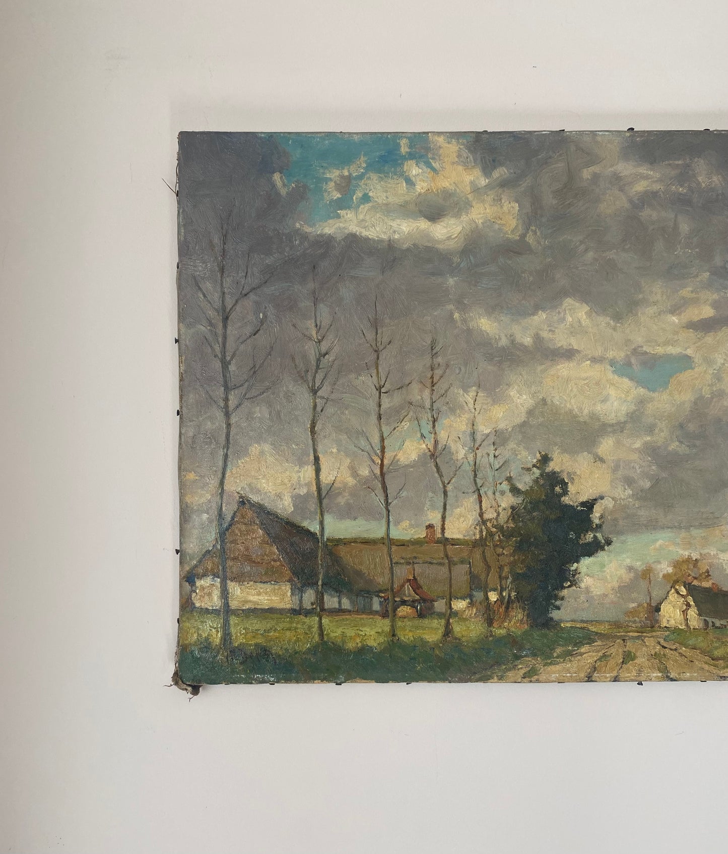 Atmospheric Landscape Oil Painting on Canvas