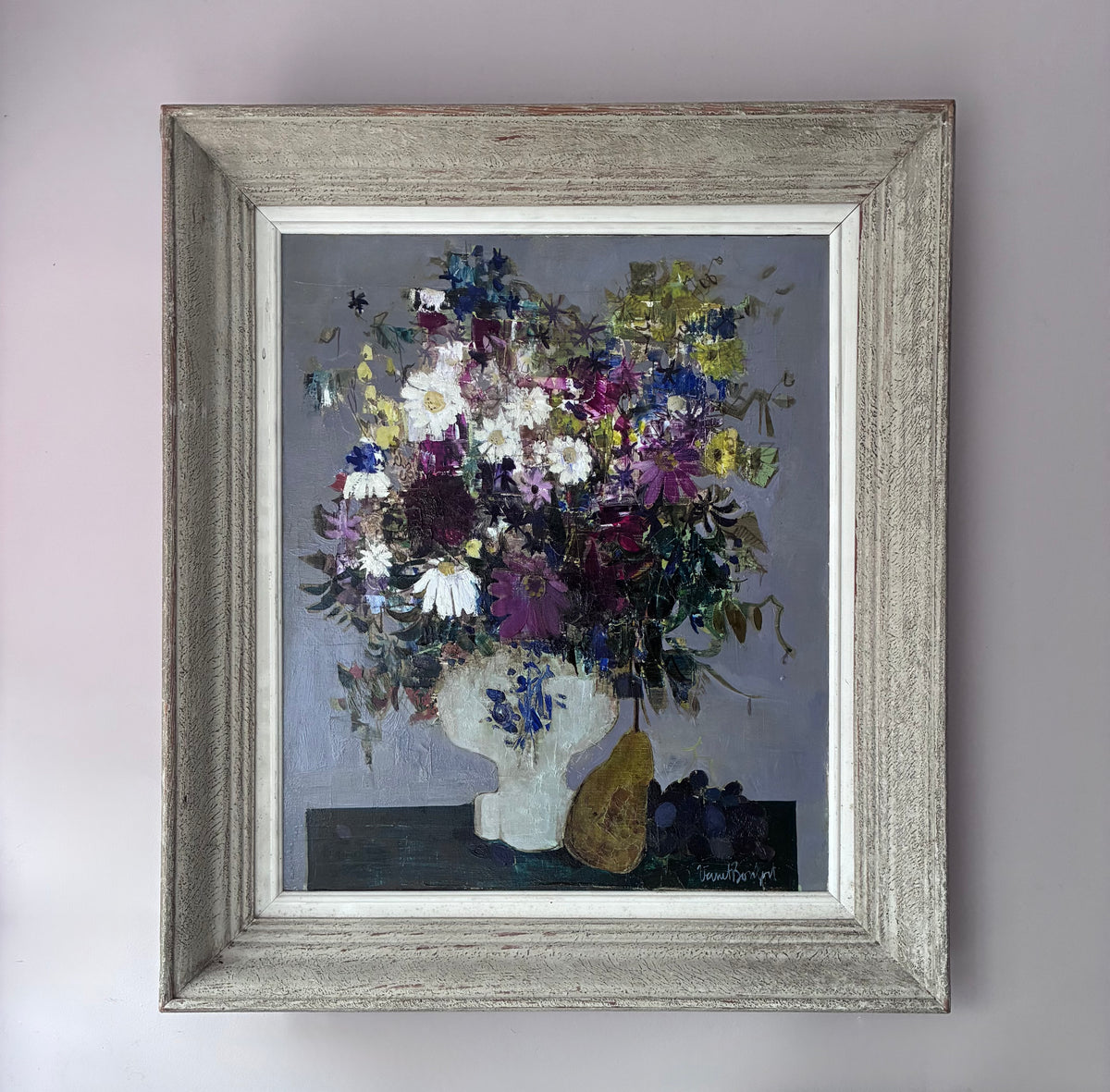 Robert Vernet-Bonfort Fleurs et Fruit Oil Painting