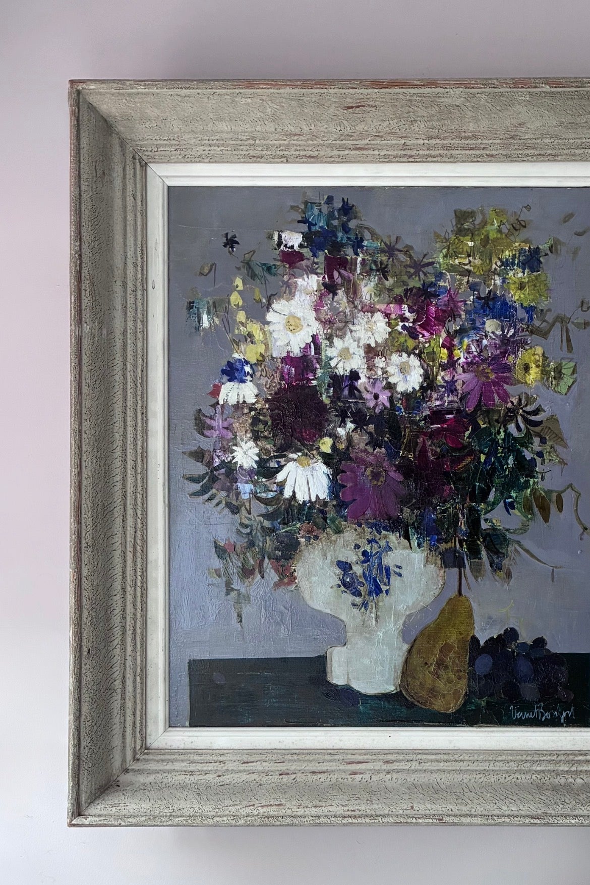 Robert Vernet-Bonfort Fleurs et Fruit Oil Painting