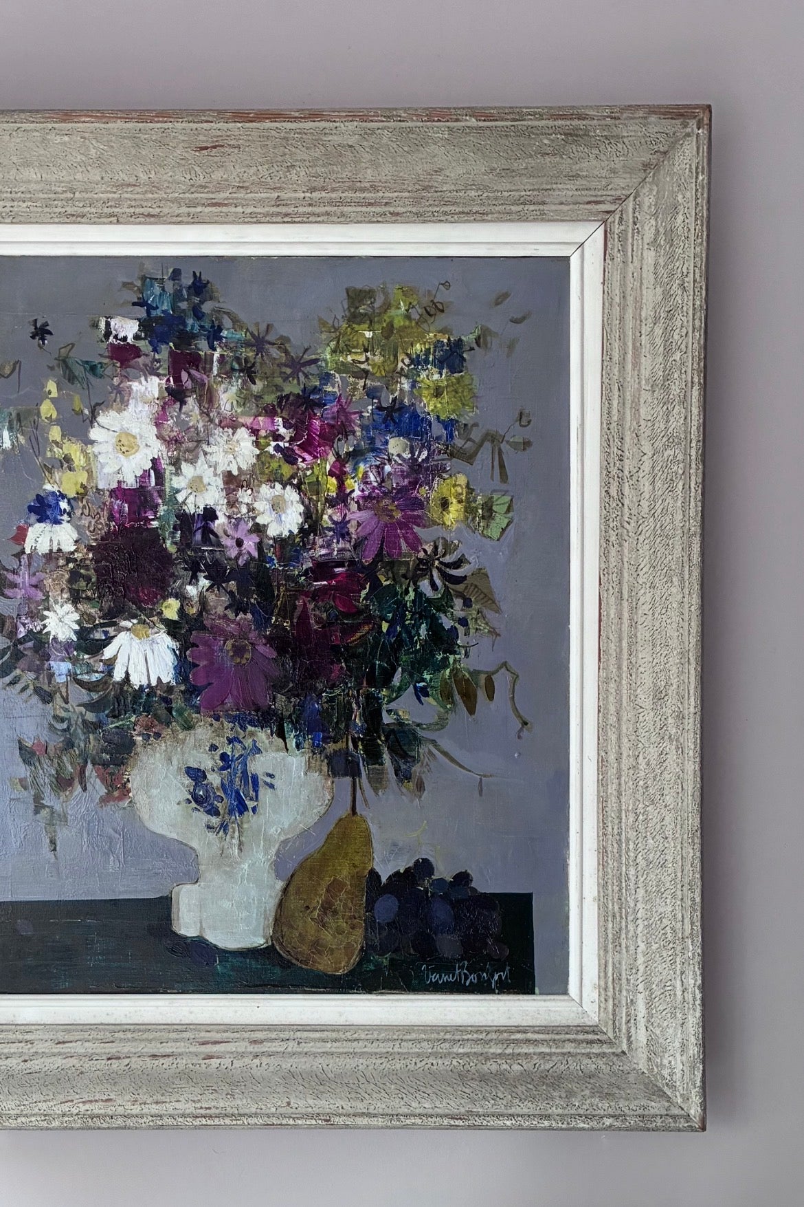 Robert Vernet-Bonfort Fleurs et Fruit Oil Painting