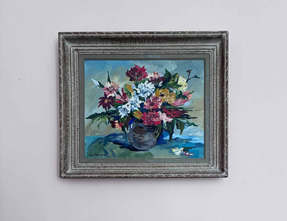 French Floral Bouquet Oil Painting