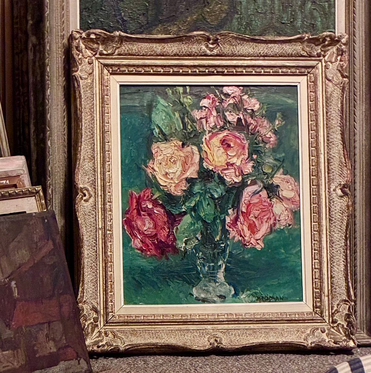 My Roses Oil Painting