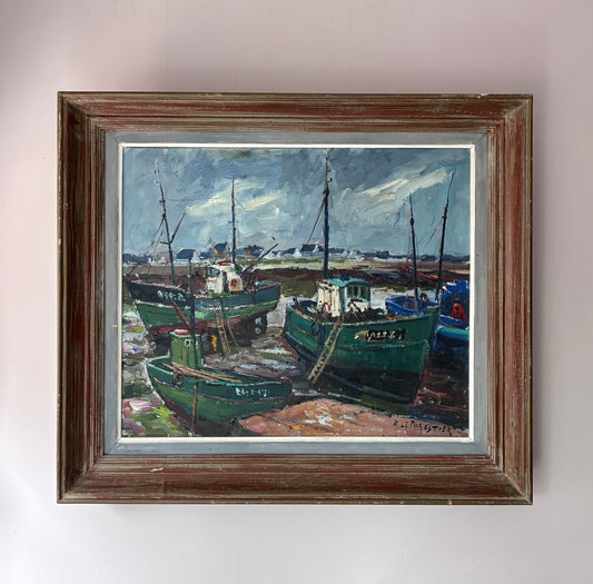 Le Forestier Boats Oil Painting