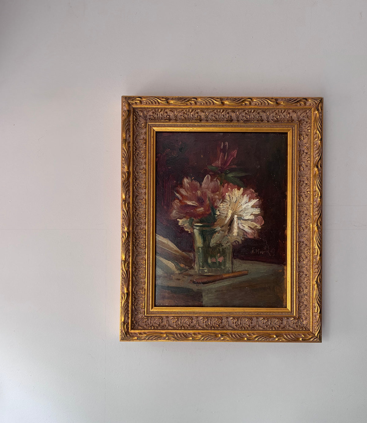 Tranquil Floral Oil Painting