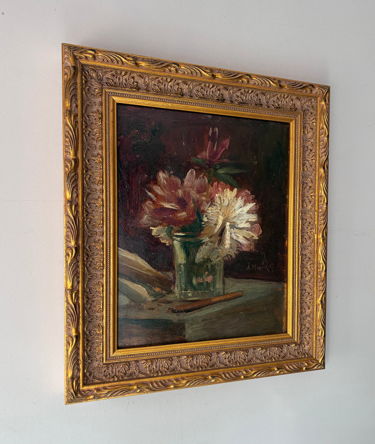 Tranquil Floral Oil Painting