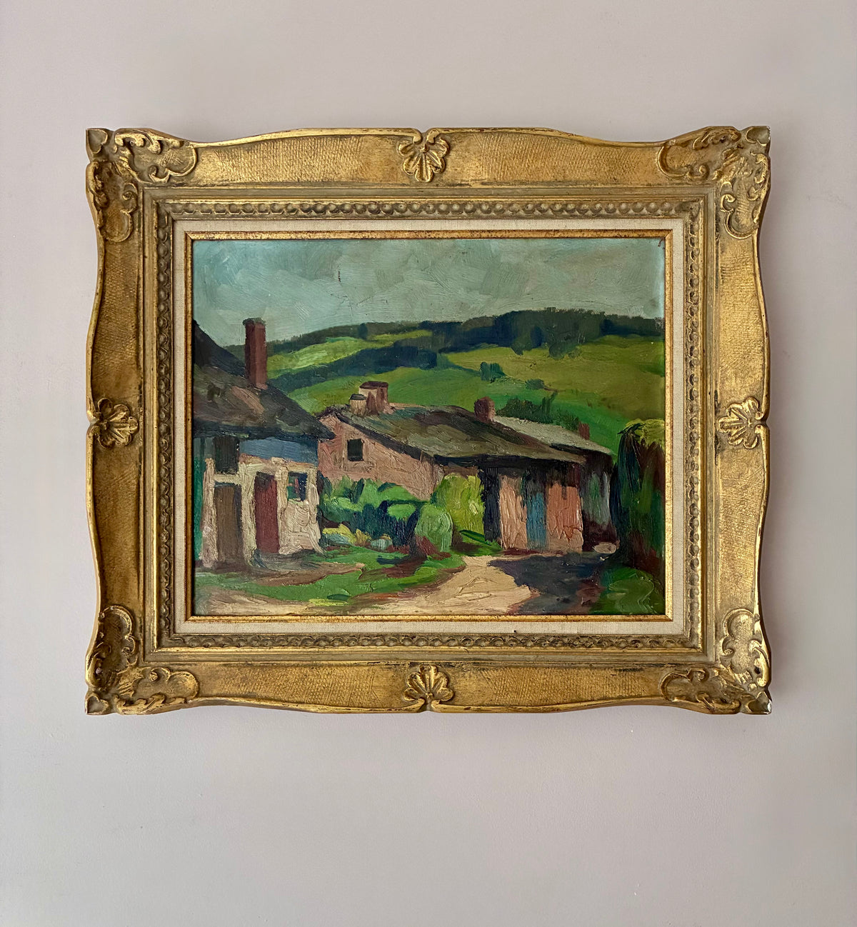 Over the Hills and Home Oil Painting
