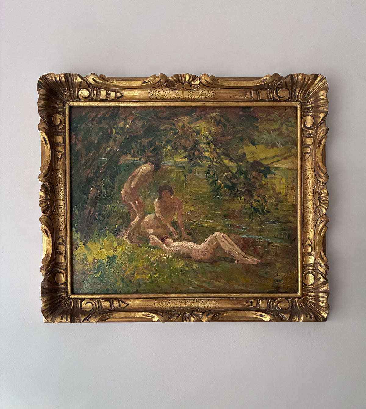Bathers Gathering Oil Painting