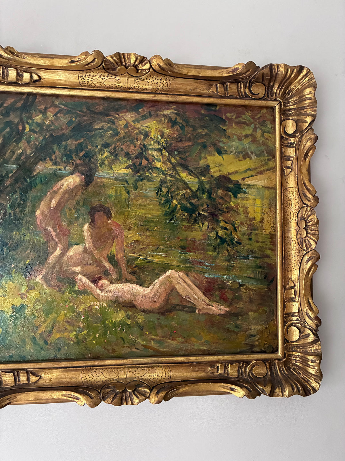 Bathers Gathering Oil Painting