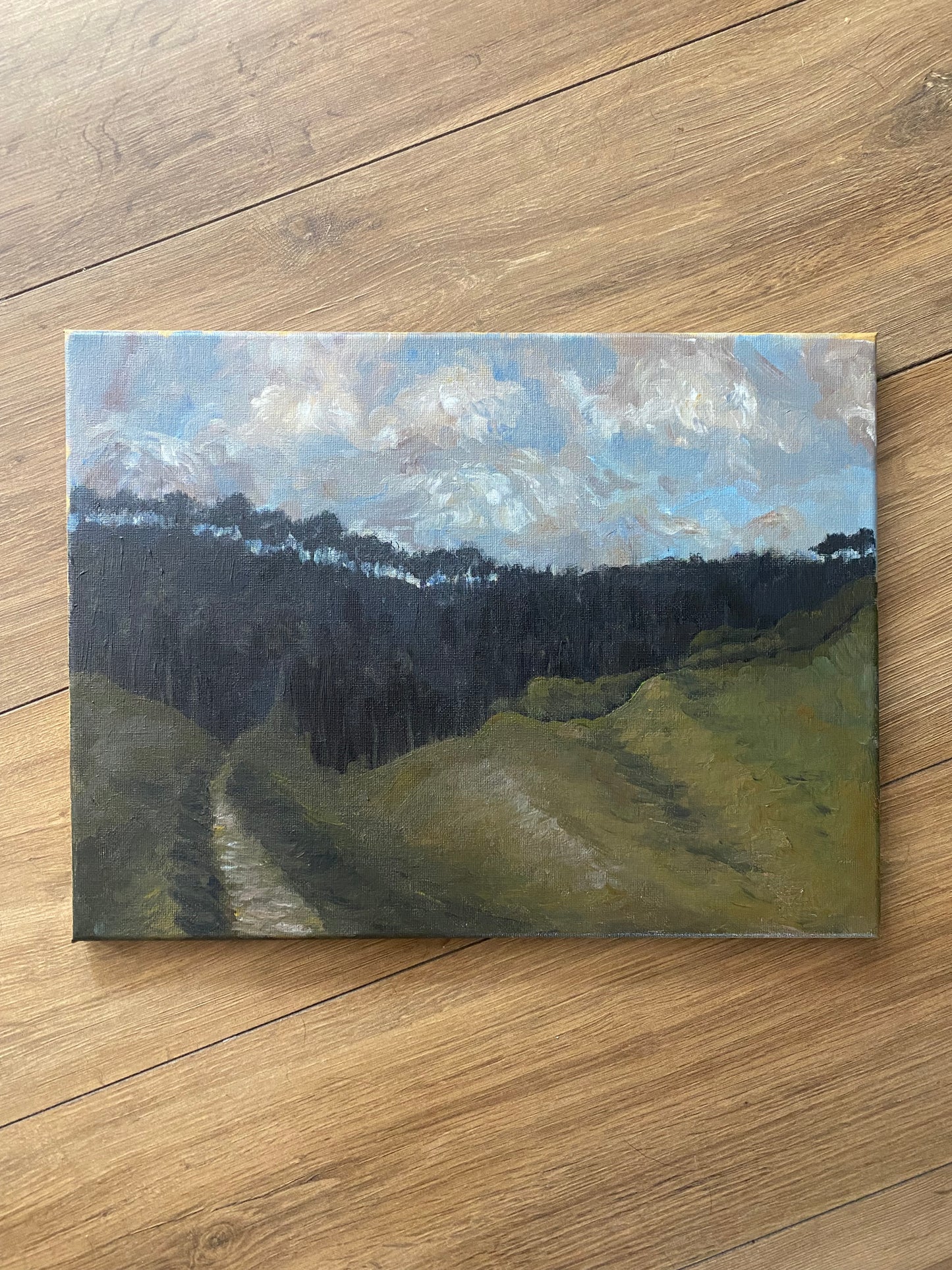 Somewhere Painting on Canvas