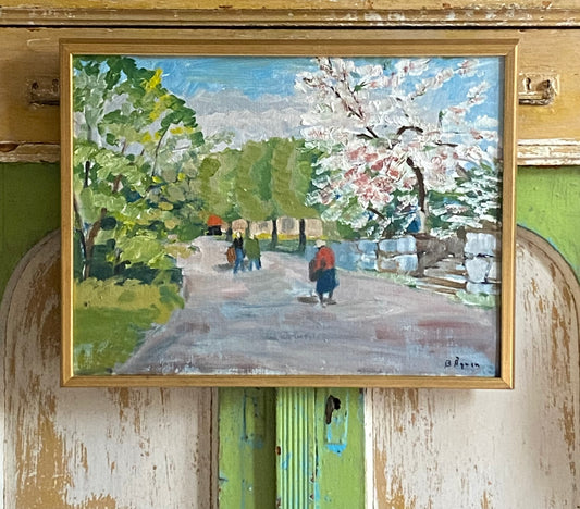 A Walk in the Park Oil Painting on Canvas