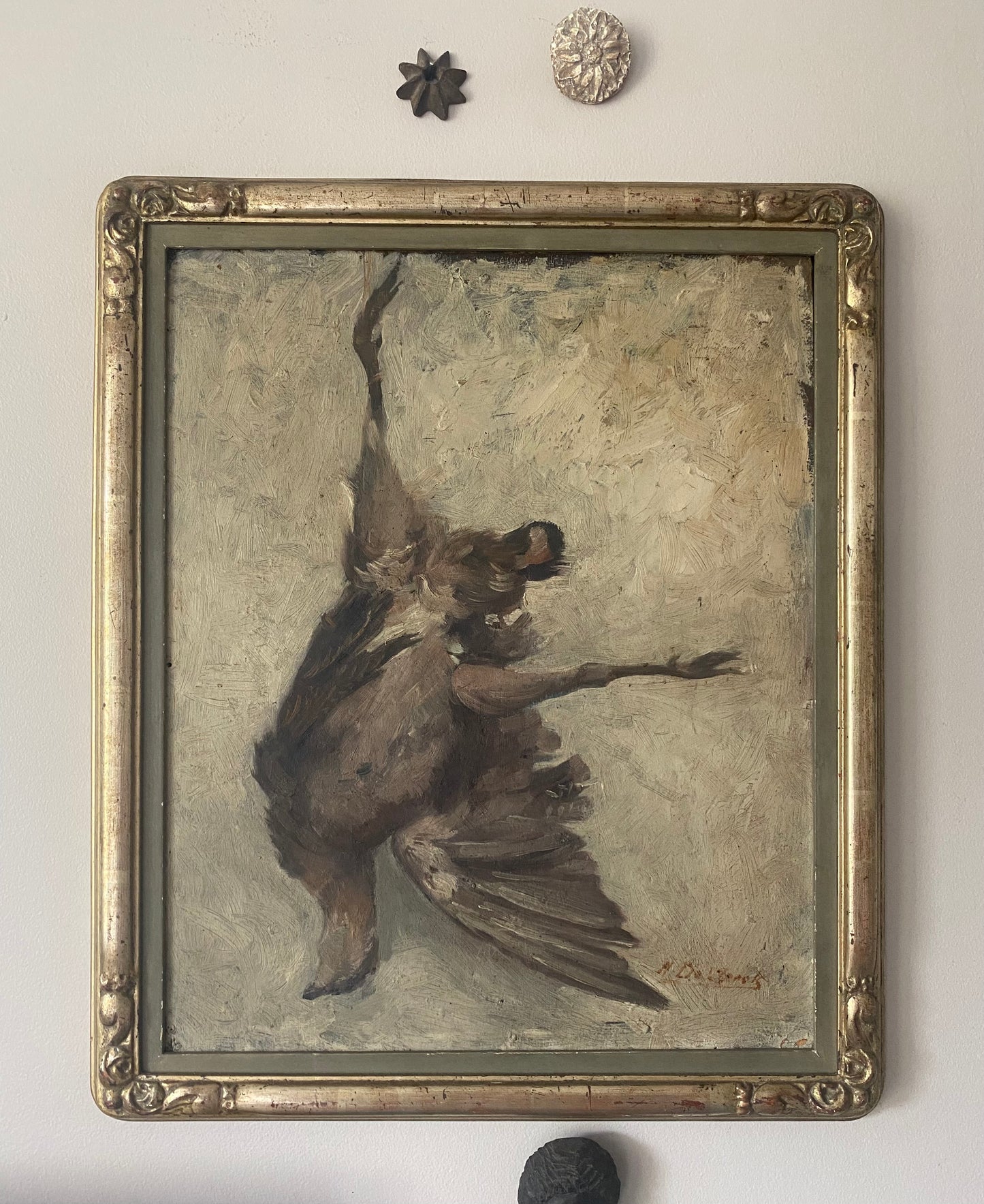 Oiseau ‘Dancing Bird’ Still Life Oil Painting
