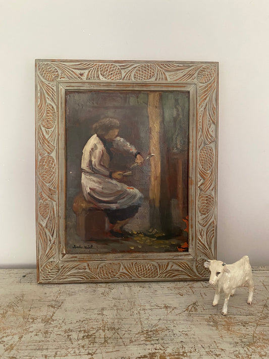 The French Carpenter Oil Painting