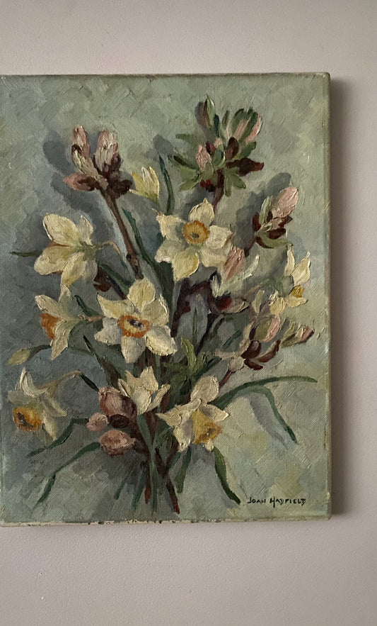 Daffodils Joan Hadfield Oil Painting on Canvas