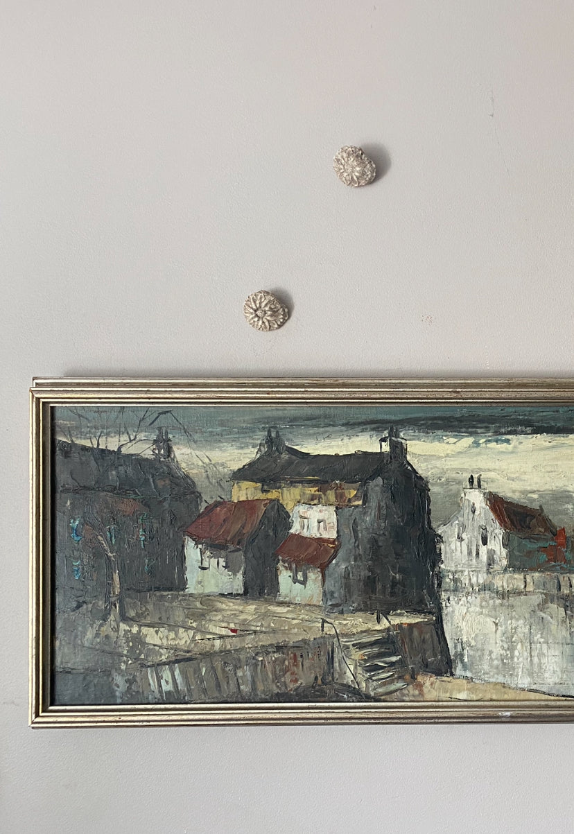 The Canal Oil Painting on Canvas