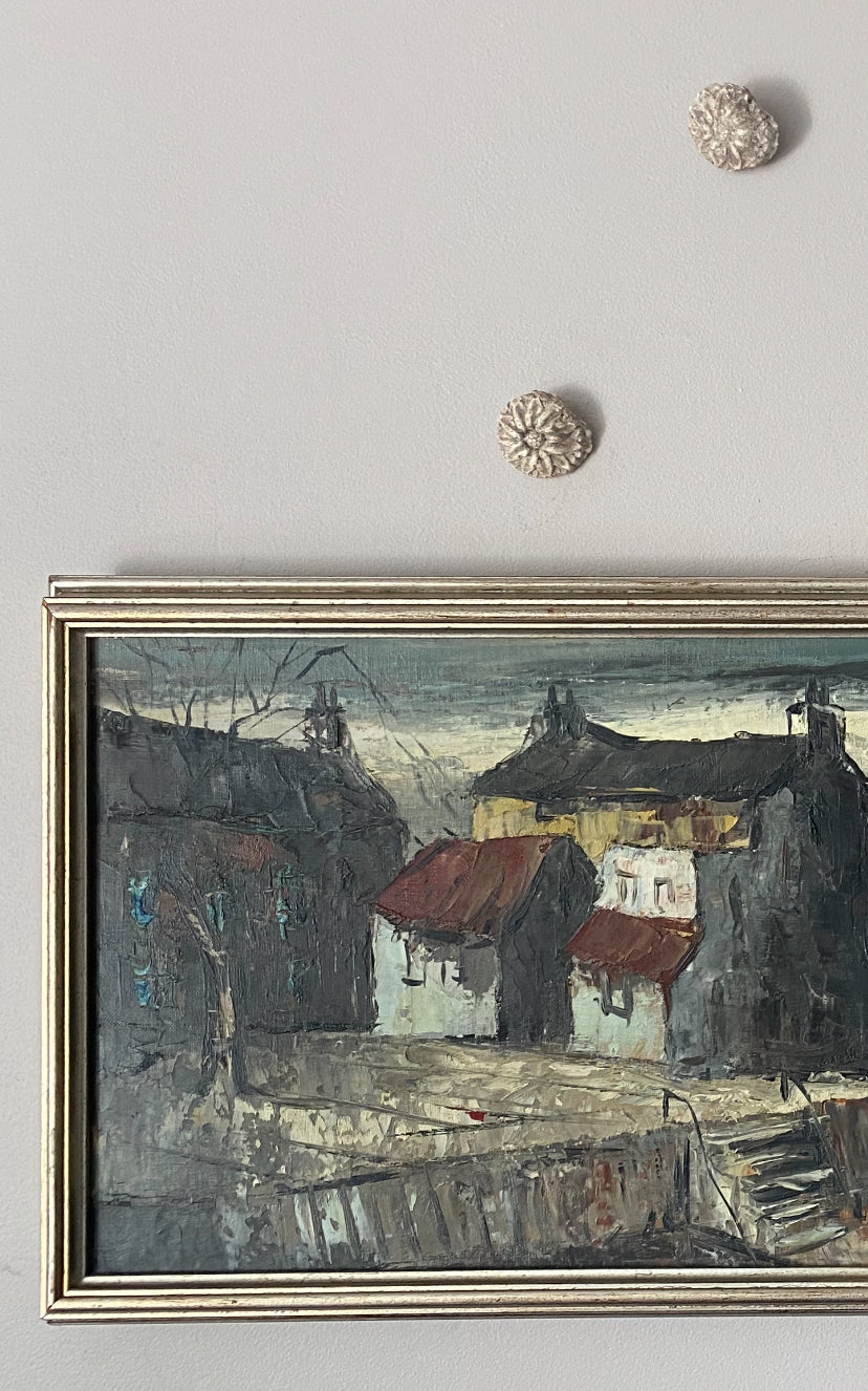 The Canal Oil Painting on Canvas