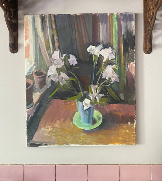 In the Light from the Window Oil Painting on Canvas