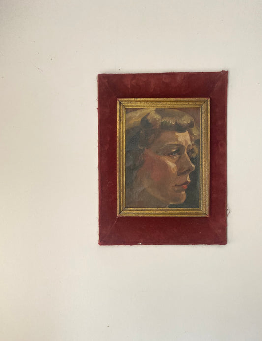 From the Side Oil Painting