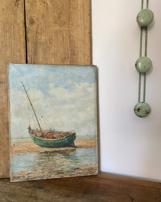 Ashore Boat Painting