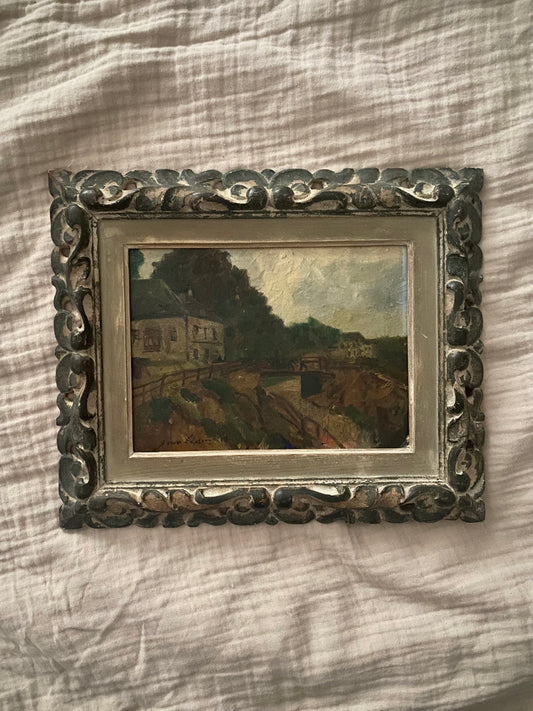 Little French House Oil Painting