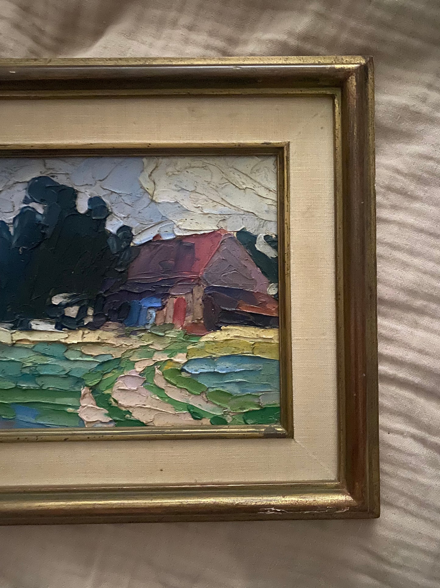Pretty Little Landscape Oil Painting