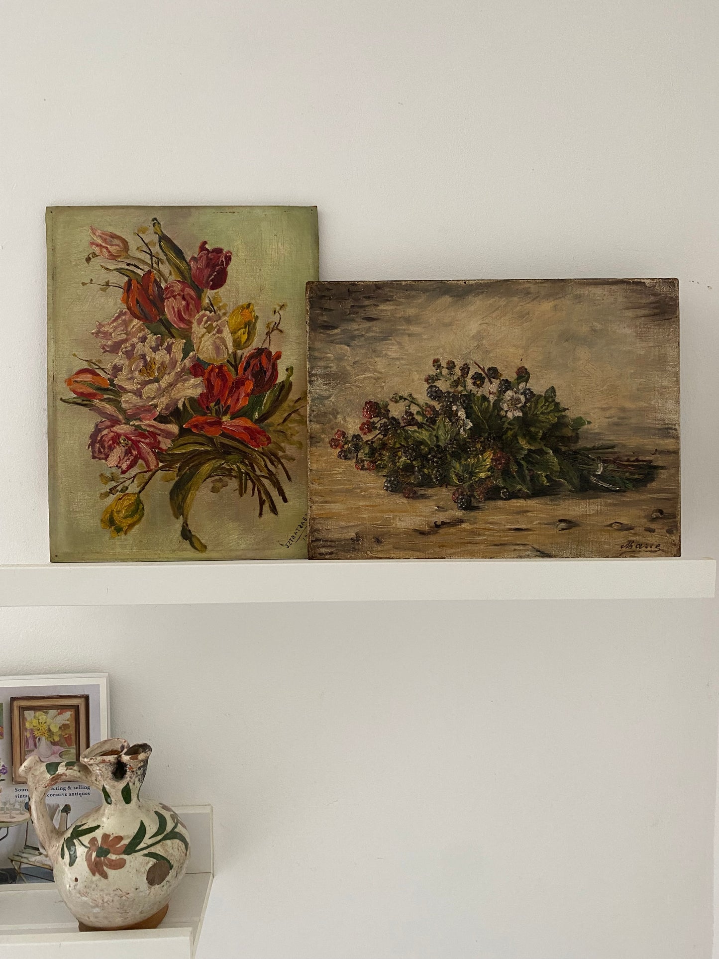 Blackberries Oil Painting on Canvas