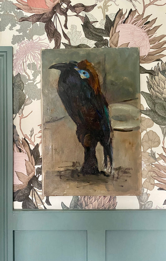 Cuthbert the Bird Oil Painting on Canvas
