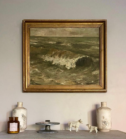 Crashing like an Ocean Wave Oil Painting
