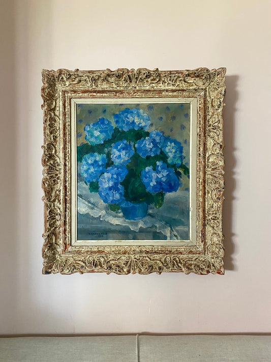 You Stole the Show Hydrangeas Oil Painting on Canvas