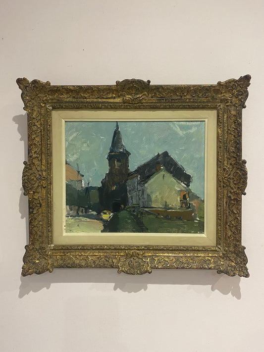 Oh Little Village Oil Painting