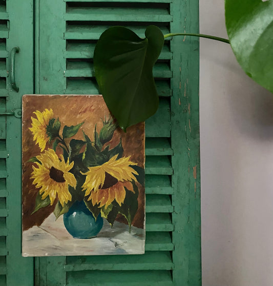 Sunflower Oil Painting on Canvas