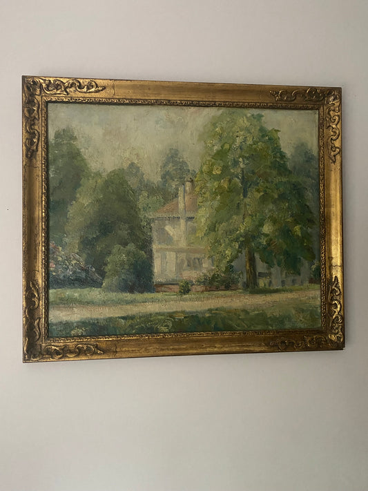 Country Homes and Gardens Oil Painting