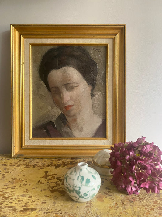 Roby Portrait of a Lady Oil Painting on Canvas 1933