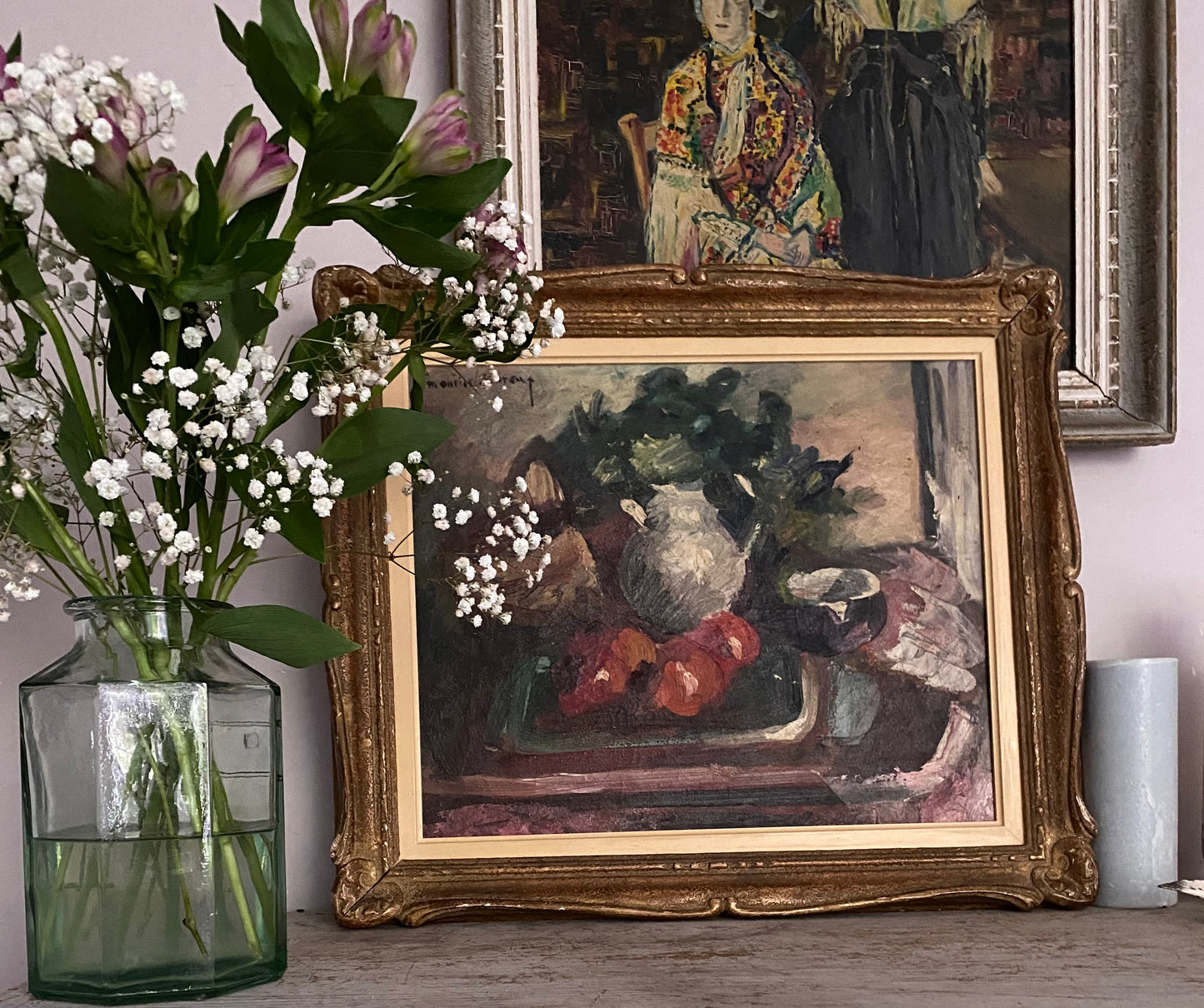 The Jug, The Flowers and All Oil Painting on Canvas