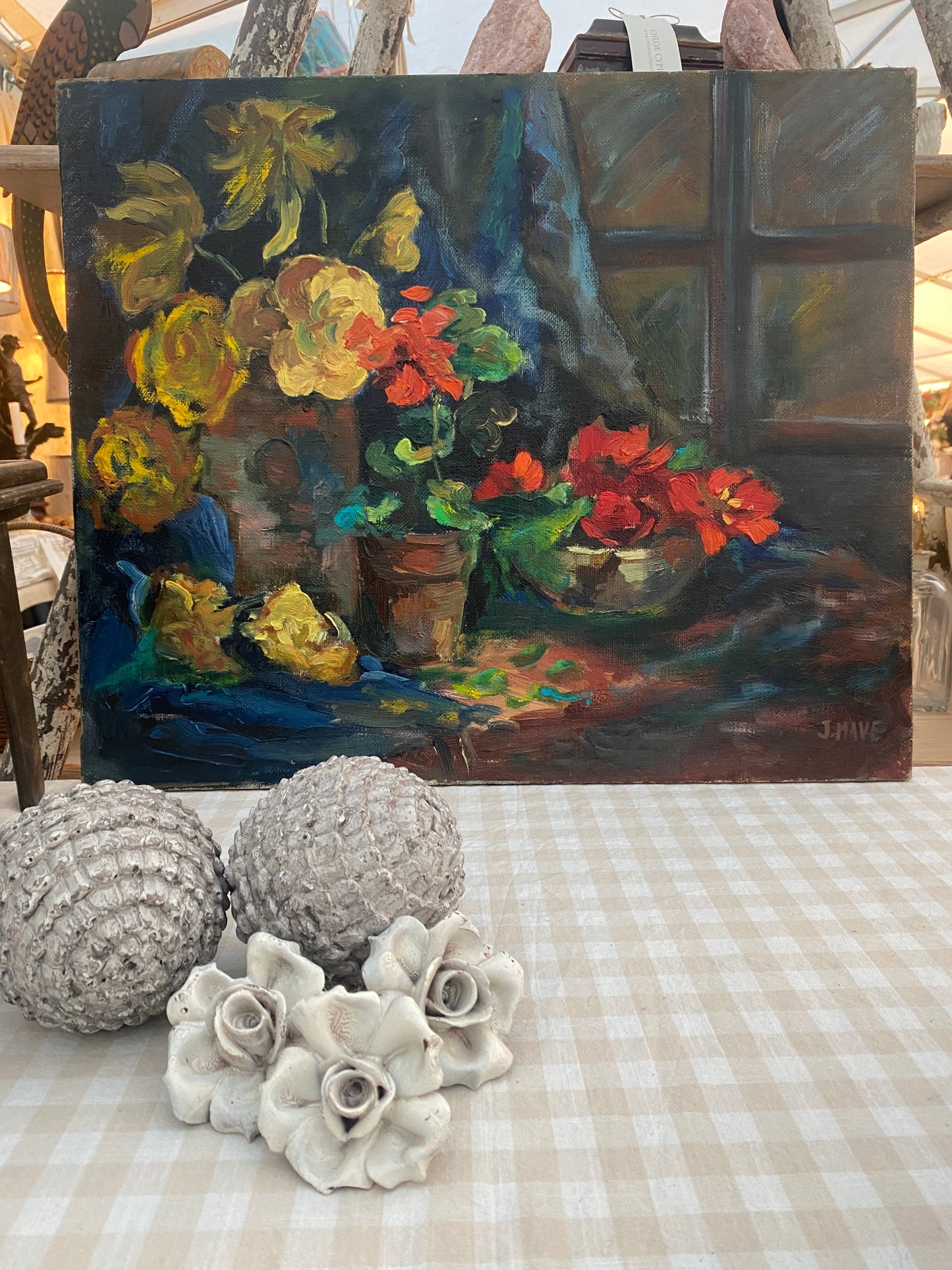 Colours of the Home Oil Painting on Canvas