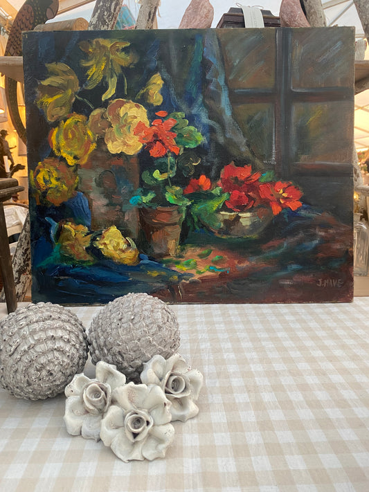 Colours of the Home Oil Painting on Canvas