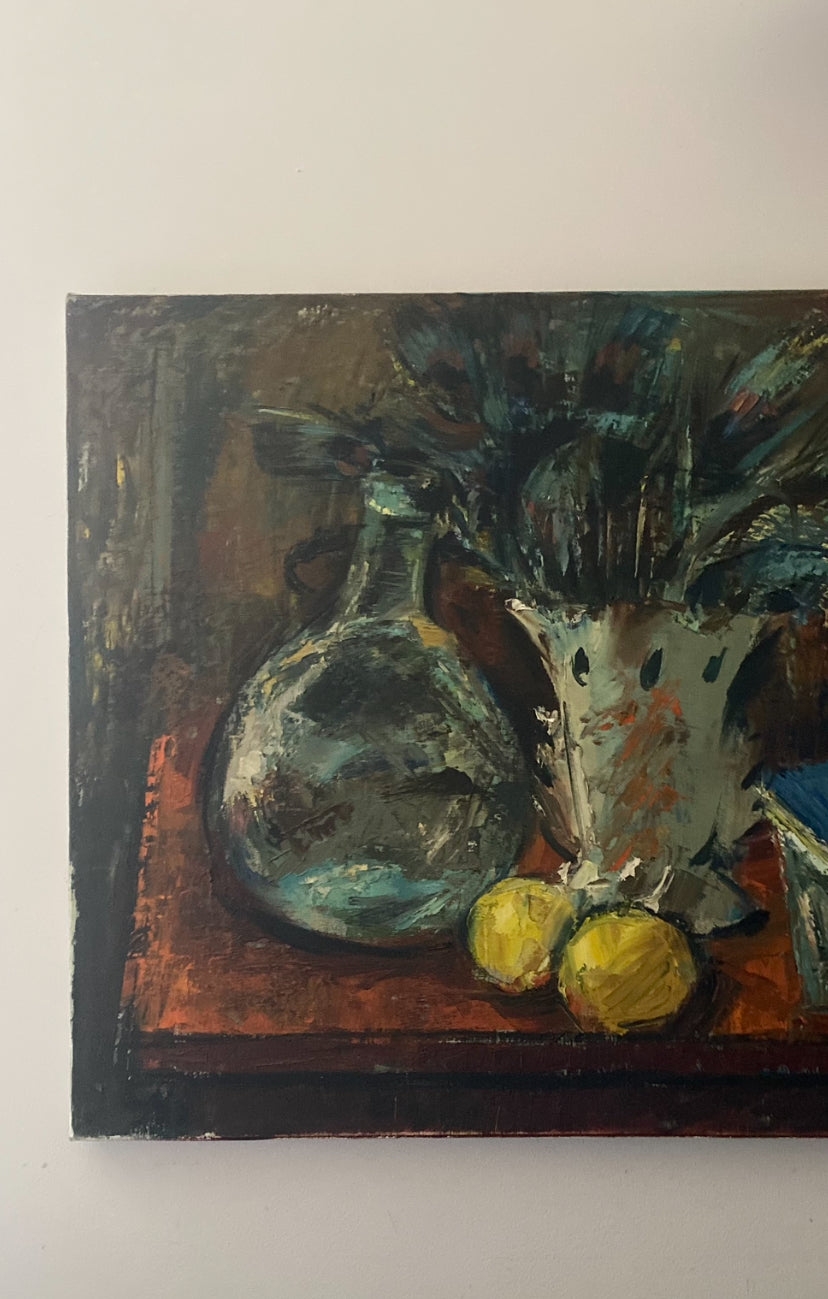 Belgian Pauwenveren Still Life Oil Painting on Canvas