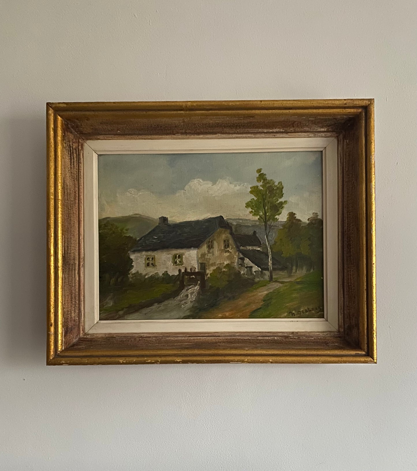 Home Again Oil Painting