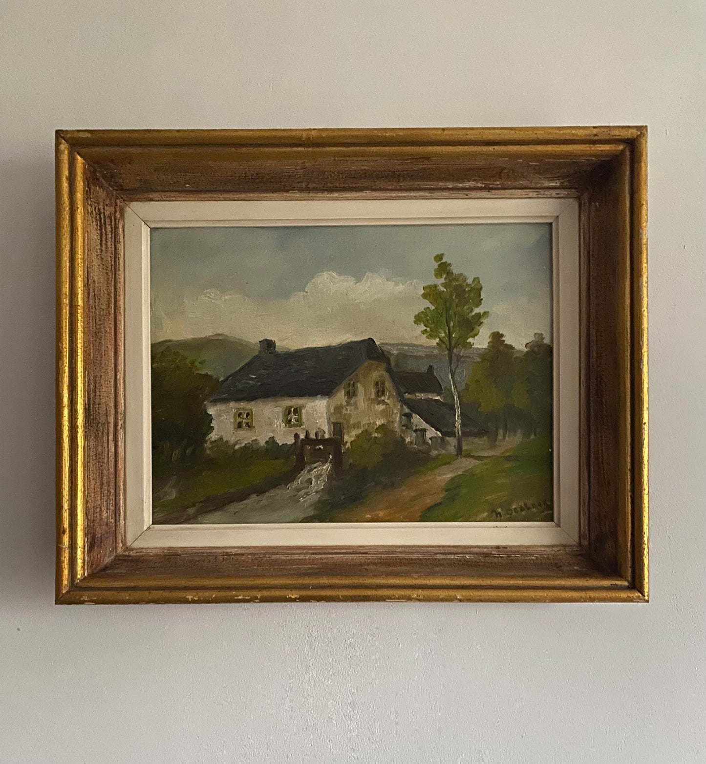 Home Again Oil Painting