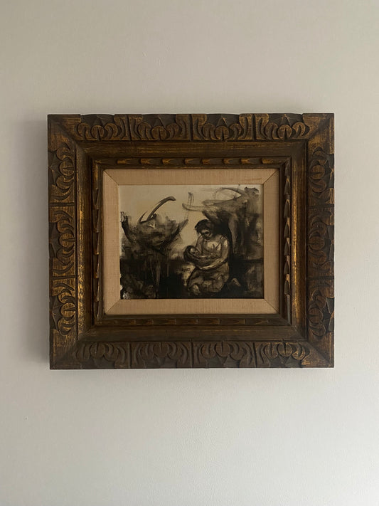 Jacques Ochs Mother and Child Oil Painting