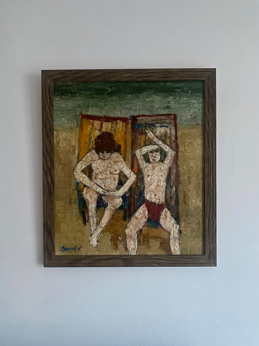 Our Holiday Oil Painting